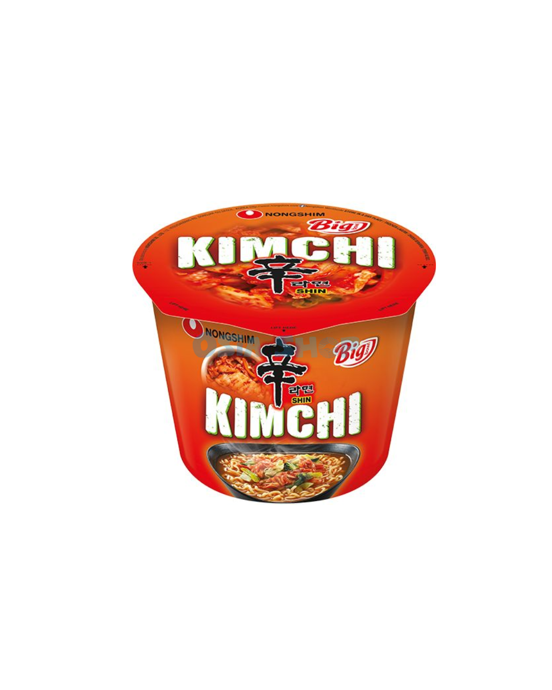 NONGSHIM Shin Ramyun Kimchi Big Bowl 112G บะหมี่กึ่งสำเร็จรูปรสชินกิมจิชนิดถ้วยใหญ่