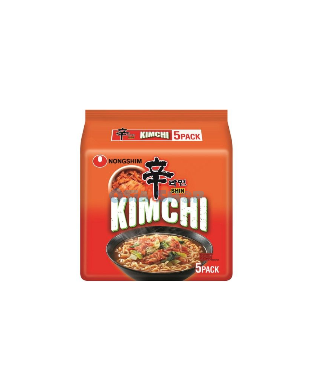 NONGSHIM Shin Ramyun Kimchi Vorteilpack 5-Pack 600G (5x120G) บะหมี่กึ่งสำเร็จรูปรสกิมจิแบบแพ็คสุดคุ้ม