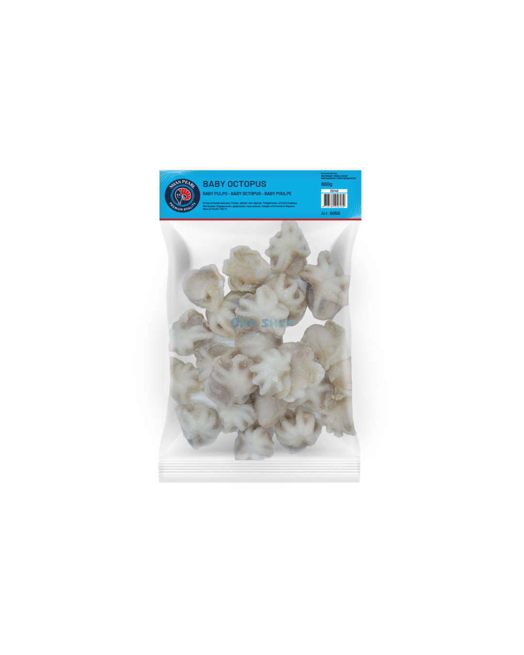 ❄️ (NUR ABHOLUNG) | ASIAN PEARL Baby Octopus 20/40 1KG ลูกปลาหมึกสาย