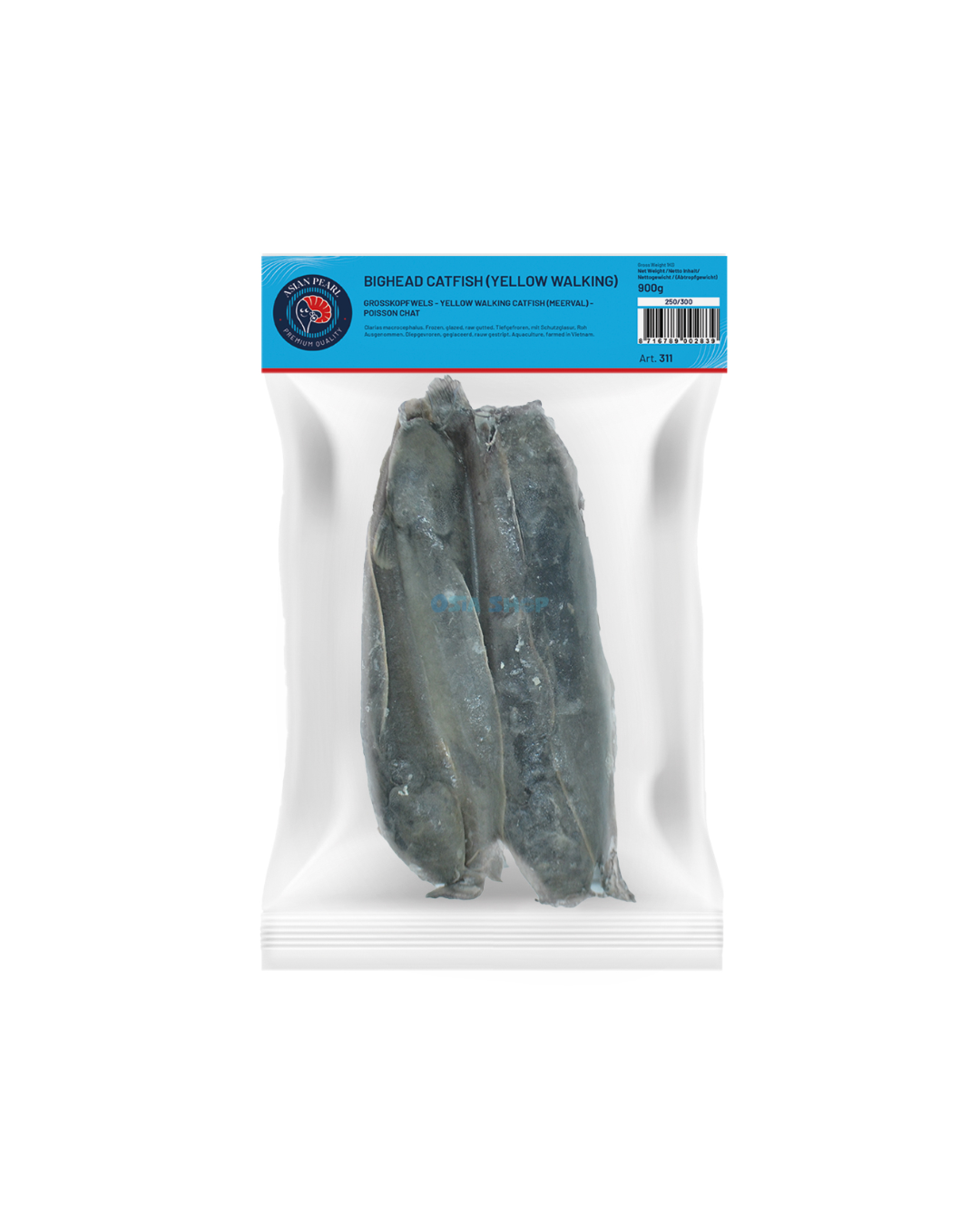 ❄️ (NUR ABHOLUNG) | ASIAN PEARL Großkopfwels 1KG ปลาดุกแช่แข็ง